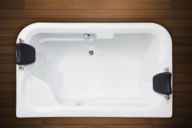 تصویر وان حمام دو نفره شاینی مدل N-BT018 سایز 180*110 