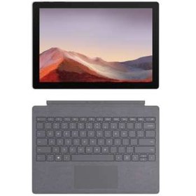 تصویر تبلت مایکروسافت مدل Surface Pro 7 Plus - LTE ظرفیت 128 گیگابایت به همراه کیبورد Signature Type Cover 