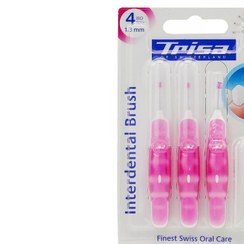 تصویر براش بین دندانی تریزا مدل flexible سایز 1.3میلی متری ایزو 4 trisa interdental brush flexible model size 1.3 mm ISO 4