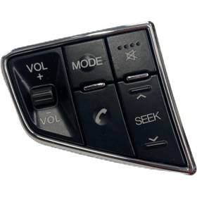 تصویر کلید کنترل صدا خودرو دنا ولوم رو فرمان شرکتی 