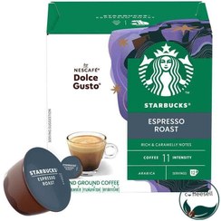 تصویر کپسول قهوه دولچه گوستو 12 عددی STARBUCKS مدل BLONDE ESPRESSO ROAST Starbucks Dolce Gusto Blonde Espresso Roast