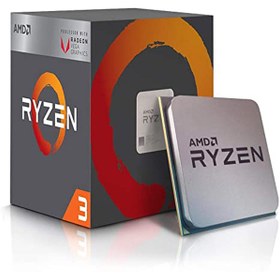 تصویر پردازنده مرکزی ای ام دی سری RYZEN مدل 3 2200G همراه با پک کامل ا AMD Ryzen 3 2200G CPU With BOX AMD Ryzen 3 2200G CPU With BOX