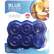 تصویر قرص ضدعفونی کننده توالت فرنگی مدل blue fresh بسته 6 عددی قرص بوگیر توالت