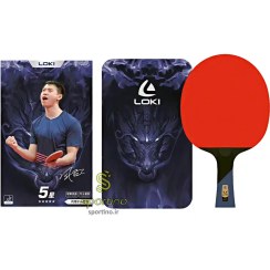 تصویر راکت پینگ پنگ لوکی مدل R502 کربن دار 