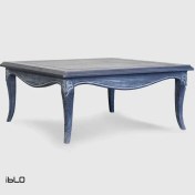 تصویر میز جلو مبلی چوبی لاپند (زغال سنگی) 