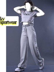 تصویر ست کراپ شلوار اسپرت زنانه ZARA ا ZARA womens sports pants crop set ZARA womens sports pants crop set