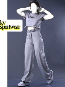 تصویر ست کراپ شلوار اسپرت زنانه ZARA ZARA womens sports pants crop set