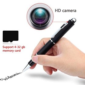 تصویر قلم دوربین مخفی 1080P HD - حافظه جاسوسی HD W / 16 GB ا 1080P HD Hidden Camera Pen - HD Spy Pen W/ 16GB Memory 1080P HD Hidden Camera Pen - HD Spy Pen W/ 16GB Memory