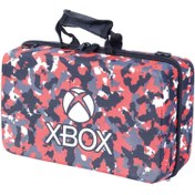 تصویر کیف کنسول بازی XBOX Series S طرح چریکی قرمز مشکی XBOX Series S Cover Bag