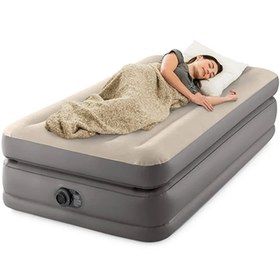 تصویر تخت بادی یک نفره Prime Comfort Elevated Airbed اینتکس intex 64162ND