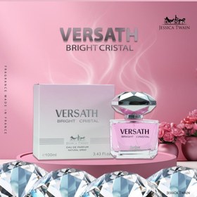 تصویر ادکلن ورساچ صورتی جسیکا تواین - 50 Jessica Twain Versath bright cristal