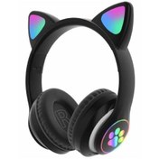 تصویر هدفون بلوتوثی گربه ای Cat Ear مدل P33M 