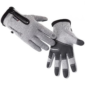 تصویر دستکش وینداستاپر تایچی - طوسی / XL Taichi Windstopper Gloves