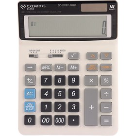 تصویر ماشین حساب رومیزی3صفر16رقم سیکلاس کدCD-2767-16RP 
