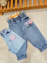 تصویر شلوار لی دخترانه فلاور 