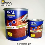 تصویر روغن محافظ چوب KRAL کد 3007 حجم ۱ لیتر 