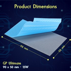 تصویر پد حرارتی Gelid Solutions GP-Ultimate 90x50x0.5mm Thermal Pad-ارسال 10 الی 15 روز کاری 