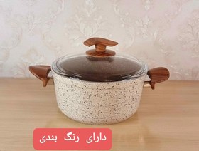 تصویر قابلمه گرانیتی سایز 22 اویز EVIZ مدل سوئینگ کرم 