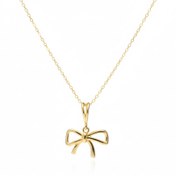 تصویر پلاک آویز طرح پاپیون 