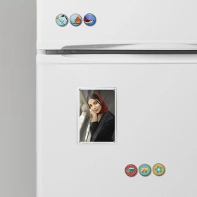 تصویر مگنت شیشه‌ای سایز 7x10 