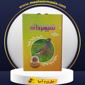 تصویر خوراک ویژه مرغ مینا همراه با میل ورم و دانه های رنگی ترکیه ای 