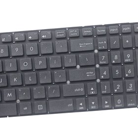 تصویر کیبرد لپ تاپ ایسوس X550 مشکی اینتر کوچک فلت بلند ا Keyboard Laptop Asus X550 Keyboard Laptop Asus X550