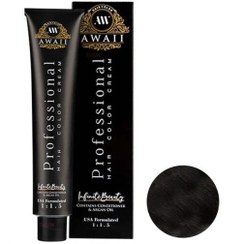 تصویر رنگ مو آوایی شماره 0-1 حجم 120 میل رنگ مشکی 