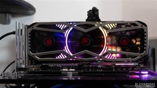 تصویر کارت گرافیک پی ان وای RTX 3070 ظرفیت ۸ گیگابایت XLR8 