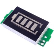 تصویر ماژول نمایشگر سطح شارژ باترى لیتیم 1 تا 8 سل 