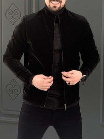 تصویر کت چرم 120504 AKOMOD مشکی 