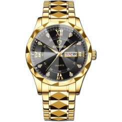 تصویر ساعت مچی مردانه بند استیل بین باند BIN BOND ضدآب و شیشه الماسی Bin bond