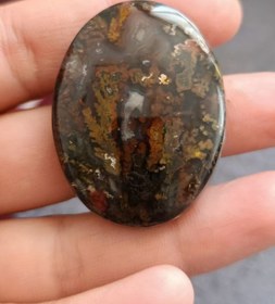 تصویر نگین مدالی گل اناری Negin golanari