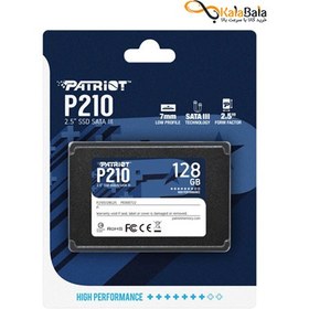 تصویر هارد اینترنال پتریوت مدل P210 • با ظرفیت 128GB 