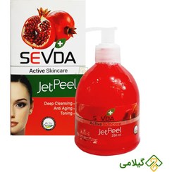 تصویر لایه بردار فوری انار جت پیل 250 میل سودا sevda exfoliating cream