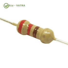 تصویر مقاومت 220 اهم 1/4 وات 5% DIP 