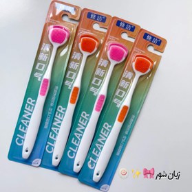 تصویر براش شستشو زبان - صورتی 