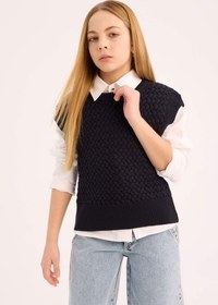 تصویر پلیور دخترانه دفکتو 