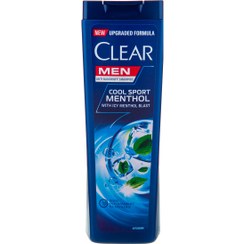 تصویر شامپو ضد شوره خنک کننده نعنایی موی سر آقایان 400 میلی لیتری کلیر 