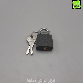 تصویر قفل آویز25 طوسی تندیس 
