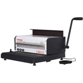 تصویر دستگاه صحافی دوبل فلزی مدل ET-25R رایسون Rayson ET-25R double metal binding machine