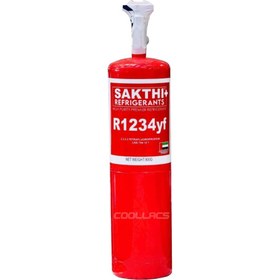 تصویر گاز R1234yf برند SAKTHI (900گرم) SAKTHI R1234yf Refrigerant Gas – 900g
