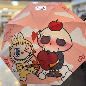 تصویر چتر دخترانه و پسرانه طرح لبوبو 