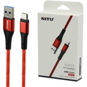 تصویر کابل میکرو یو اس بی فست شارژ Nitu NC121 2.4A 1.2m Nitu NC121 2.4A 1.2m MicroUSB Cable