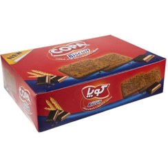 تصویر بیسکویت کاکائویی با تکه‌های شکلات کوپا 