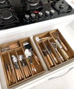 تصویر جاقاشقی چوبی ۵ خانه 