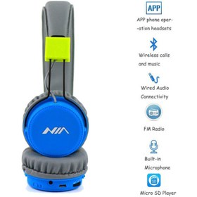 تصویر هدفون بلوتوثی نیا Nia XP-1 Headphone 