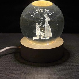 تصویر گوی کوچک - مدل love you 