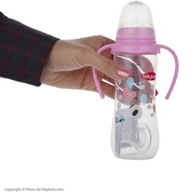 تصویر شیرخوری کلاسیک فندقی دسته دار 240میل PP آویز مدل 248 بی بی لند 01-آبی Baby Land 248 Baby Bottle 240ml