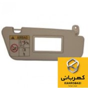 تصویر آفتابگیر خودرو سایپا مدل کیسه هوا دار مناسب کوئیک و ساینا 