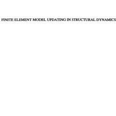 خرید و قیمت دانلود کتاب Finite Element Model Updating in Structural ...